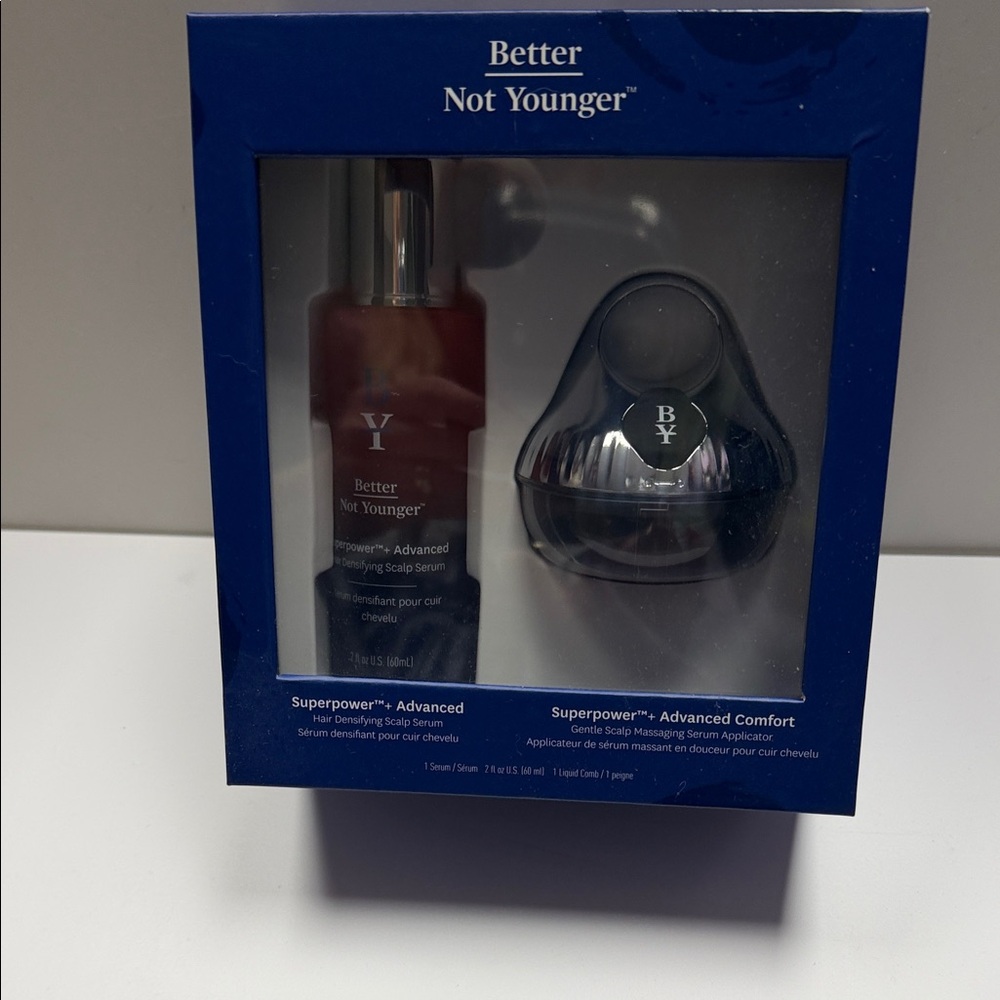 Superpower Advanced Scalp Serum & Massager - Blue & Silver